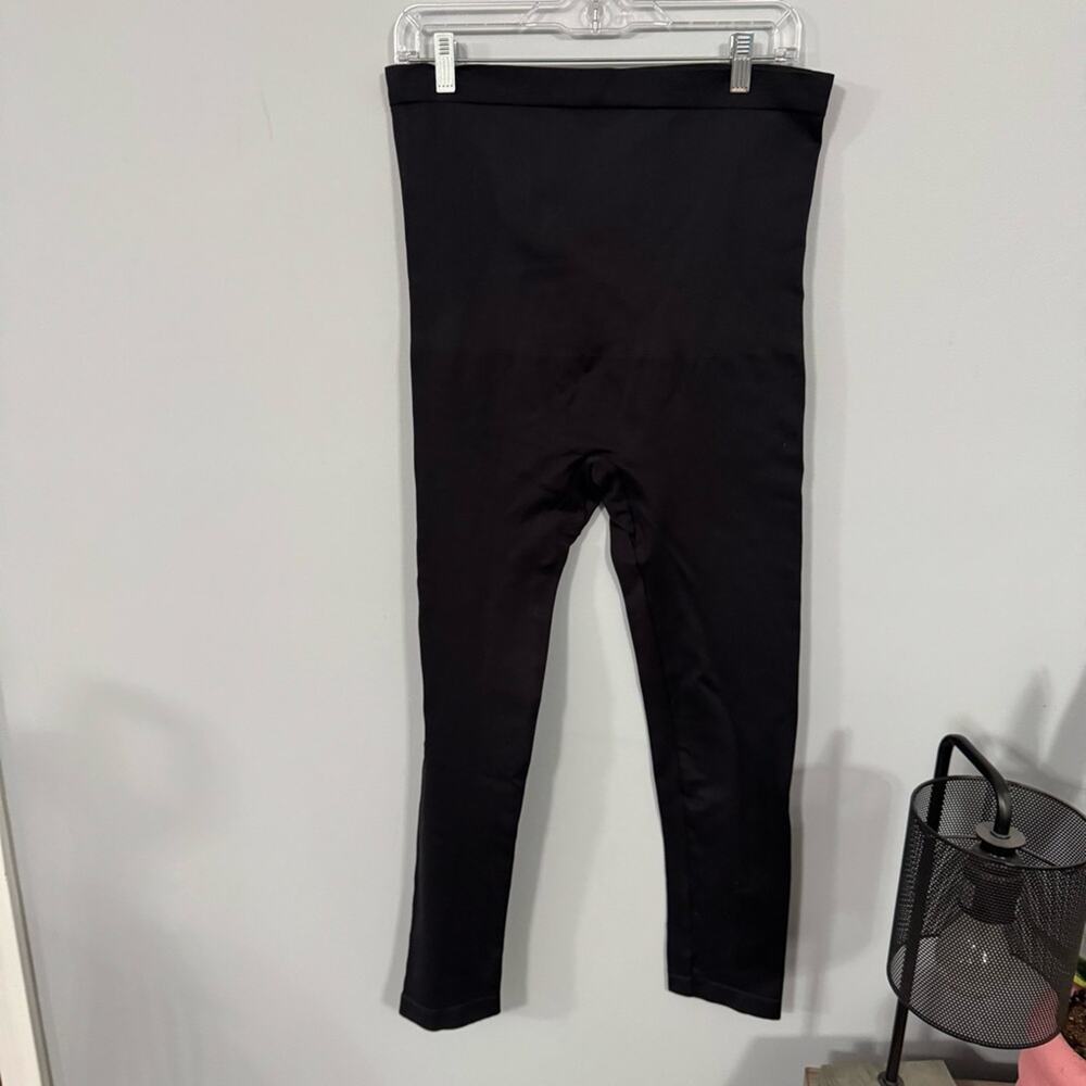 Shapermint Essentials Black High Waisted Shapewear Leggings Women’s Plus Size 2X